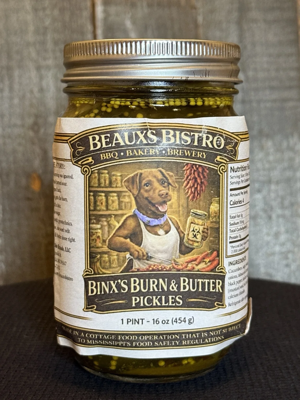 Binx’s Burn & Butter Pickles product photo