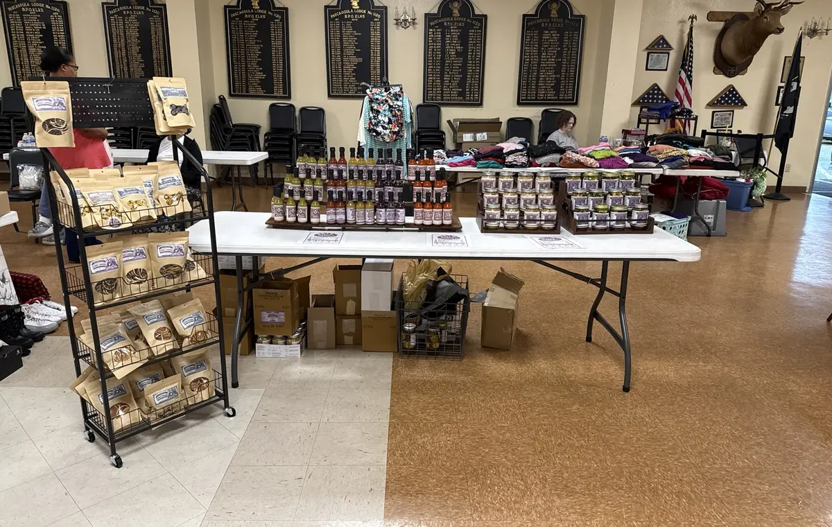 Beaux's Bistro at the Pascagoula Elks Ladies Auxiliary Community Sale