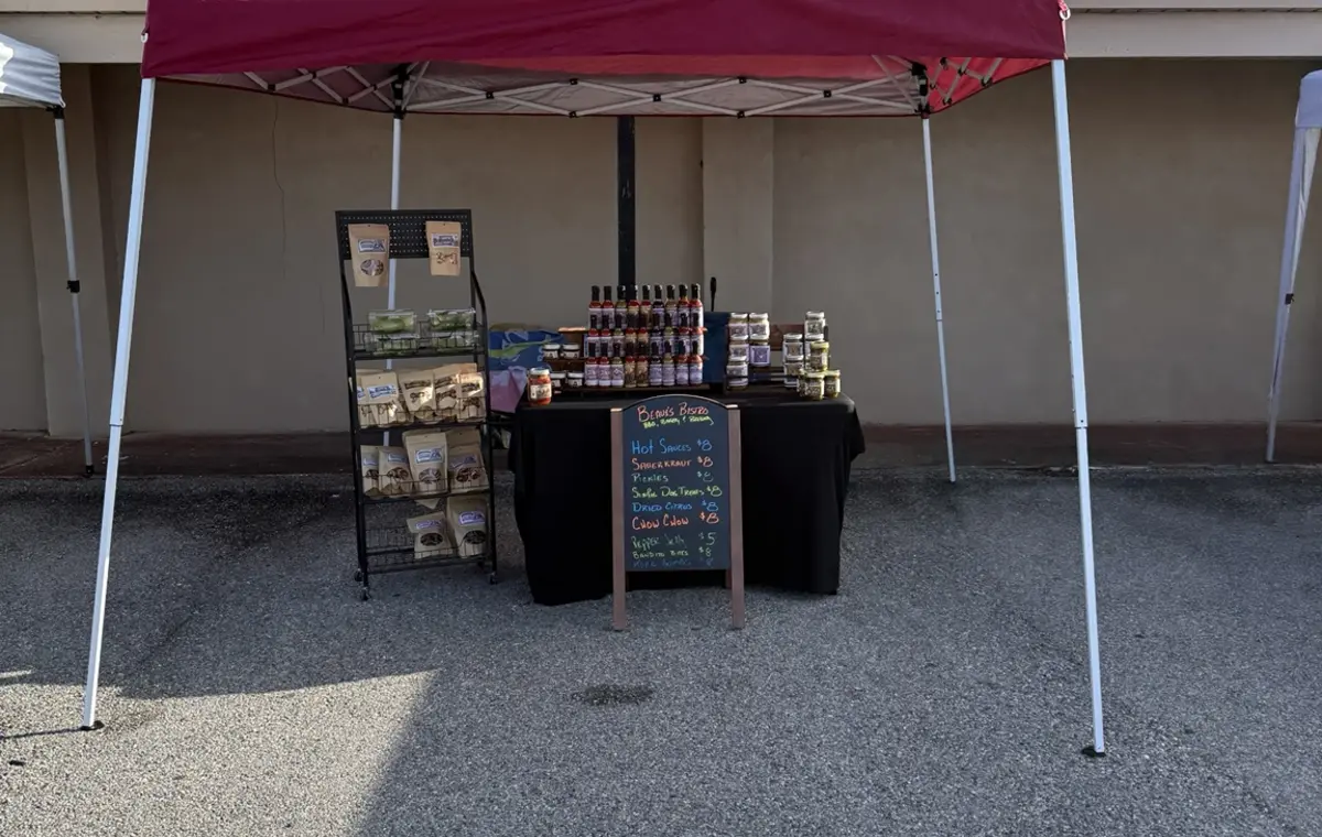 Beaux's Bistro booth at Cowboy's Country Palace