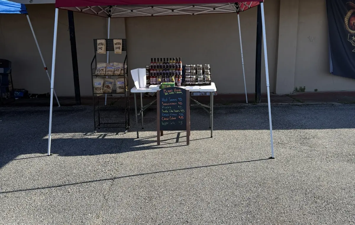 Beaux's Bistro booth at Cowboy's Country Palace