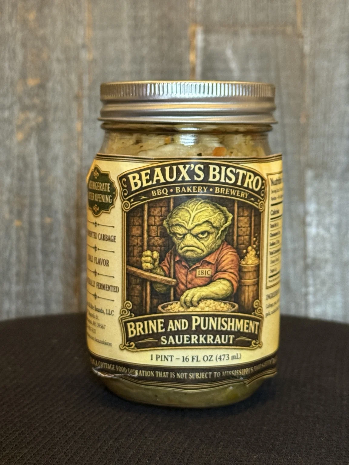 Brine and Punishment Sauerkraut product photo